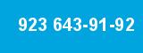 923 643-91-92 923 643-91-92